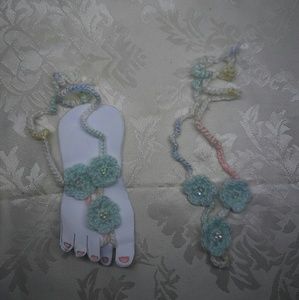 Handmade baby feet accessories
